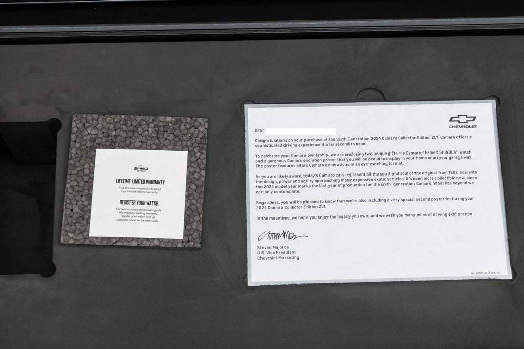 2024 Chevrolet Camaro ZL1 Collector Edition - Image 112