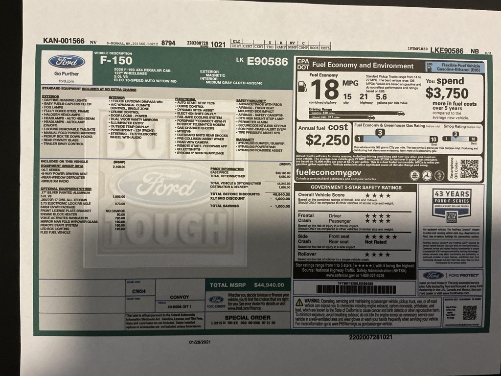 2020 Ford F-150 Shelby Super Snake Sport - Image 33