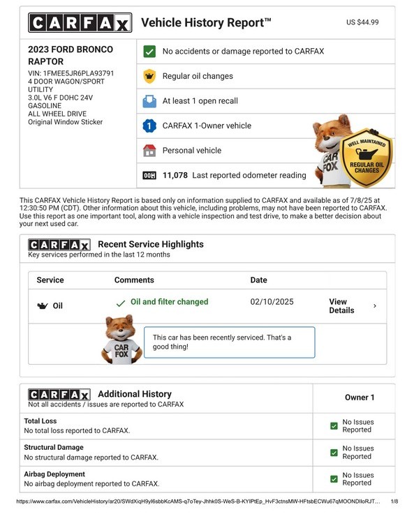 2023 Ford Bronco Raptor - Image 23